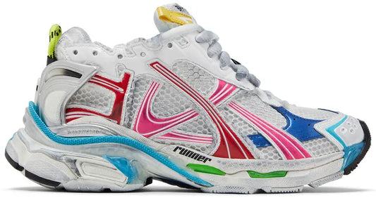 2024 Balenciaga Wmns Runner Sneaker 'Worn-Out - White Multi-Color'
