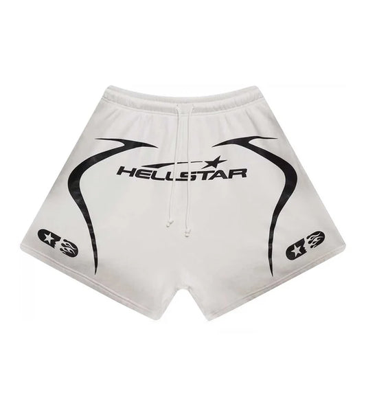 Hellstar Warm Up 7 on 7 Shorts — White